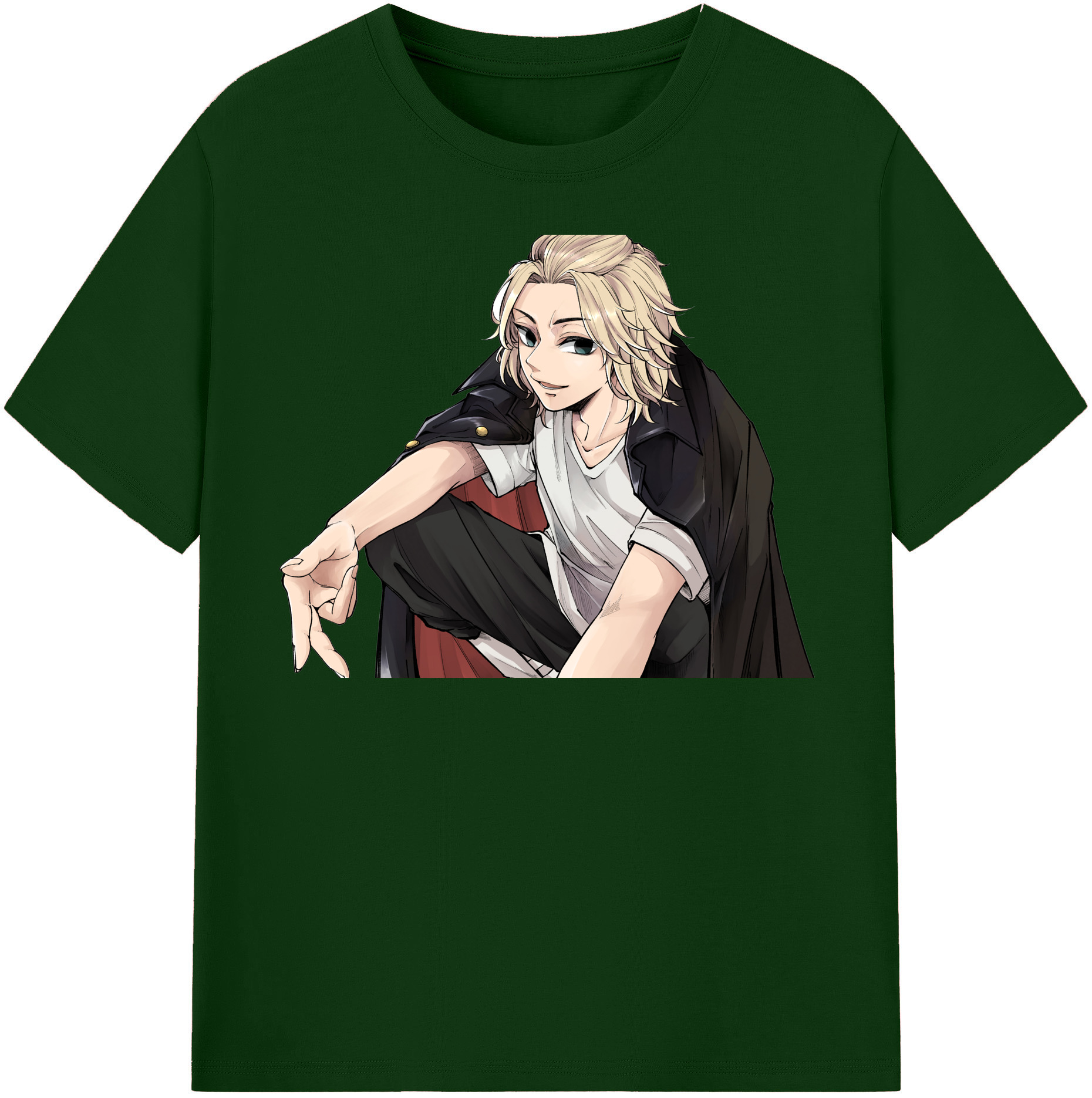 （画像用） 東京リベンジャーズ Tokyo Revengers 綿100％半袖Tシャツ（フロントプリント）